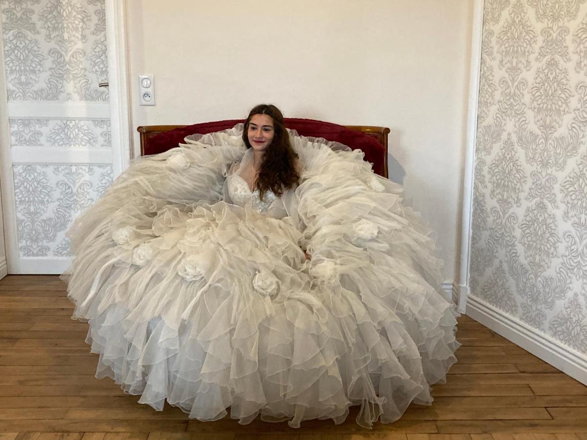 Chambre Romantique Dans Le Chateau De La Bouchatte Chazemais Kültér fotó